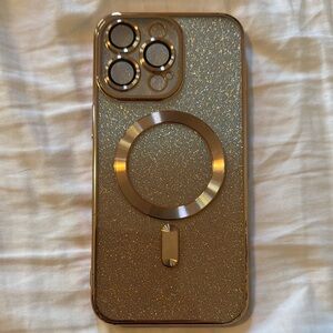 Gold Phone Case for 15 Peo Max